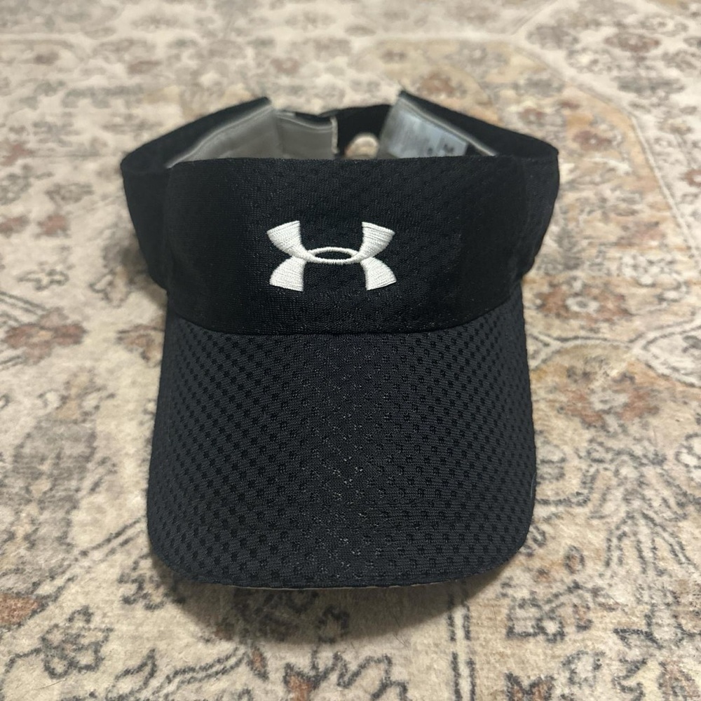 Under Armour Black and Gray Visor
